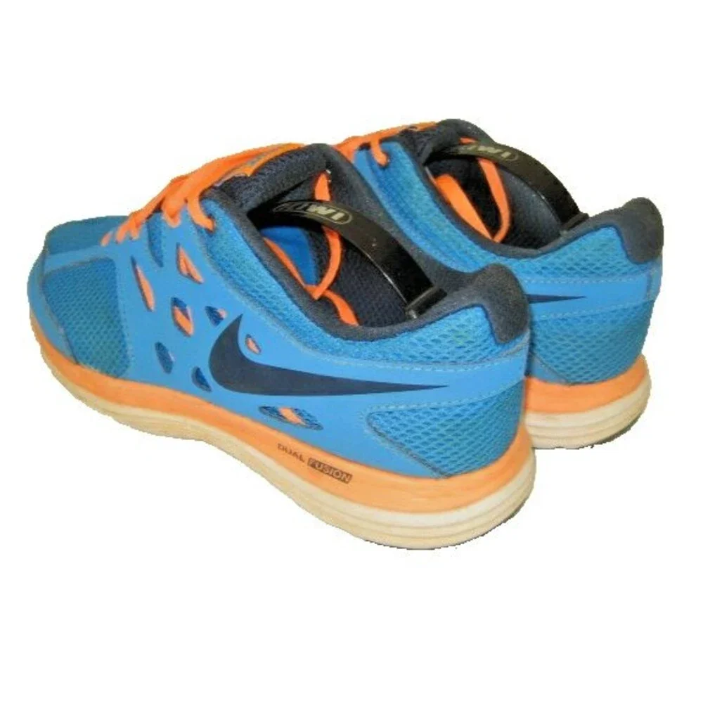 Womens Nike Mesh Toe Dual Fusionlite Teal Athletic Running Shoes sz 7Y